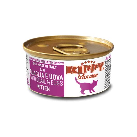 Kippy Cat Kitten Quail & Egg Mousse - 85gr