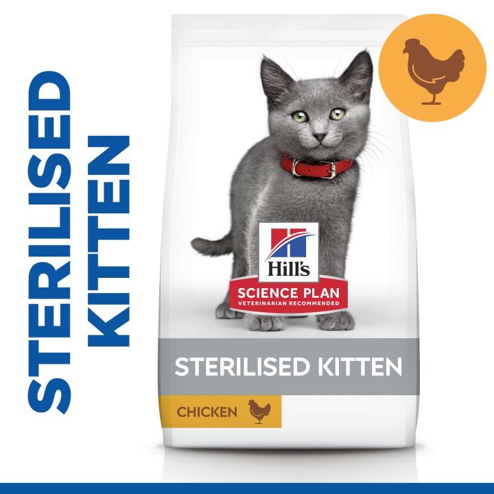 Hill's Kitten Sterilised Chicken - 3 Kg