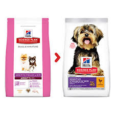 Hill's Science Plan Sensitive Stomach & Skin Small & Mini Adult Dog Food With Chicken - 1.5 Kg