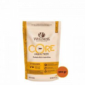 Wellness Core Adult Cat Sterilized Chicken  Turkey - 300gr