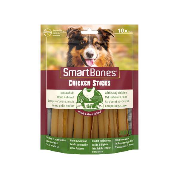 Smart Bones Smart Sticks Chicken 10 Pcs - 200gr