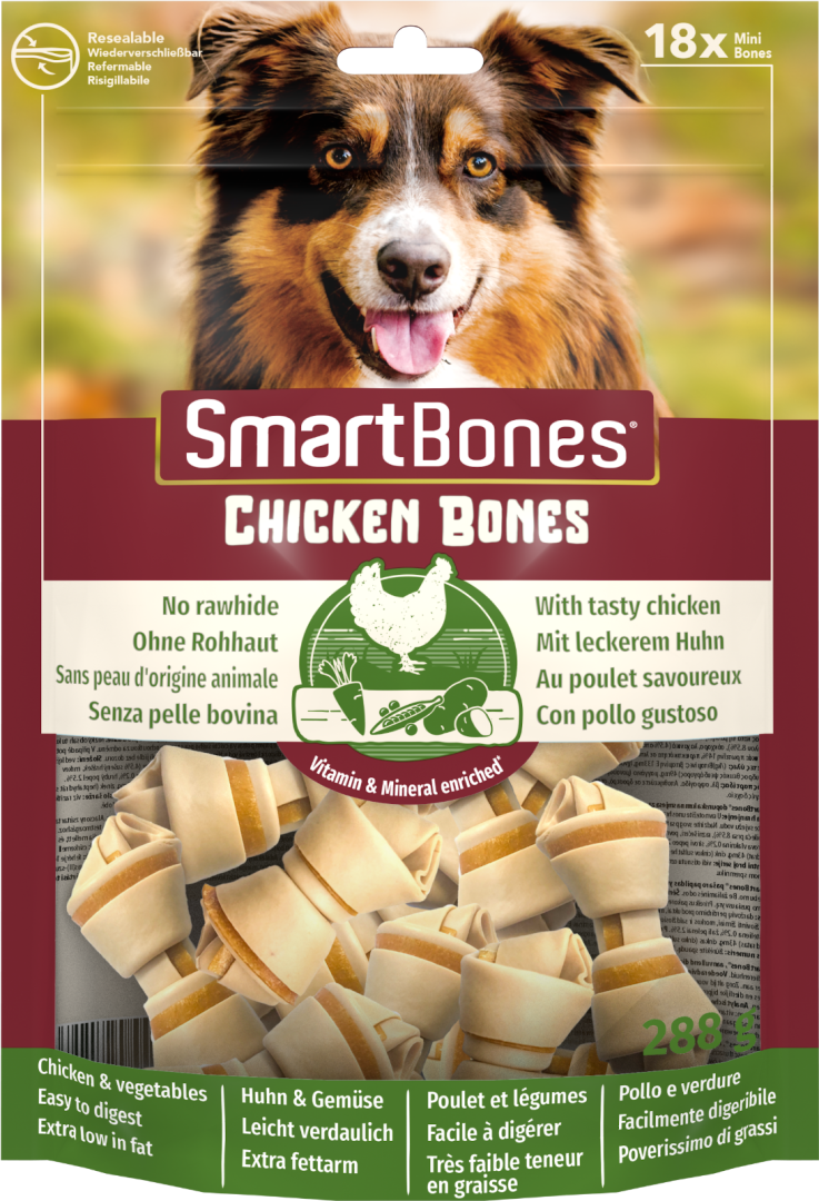 Smart Bones Chicken Mini X 18pc - Small - 288gr