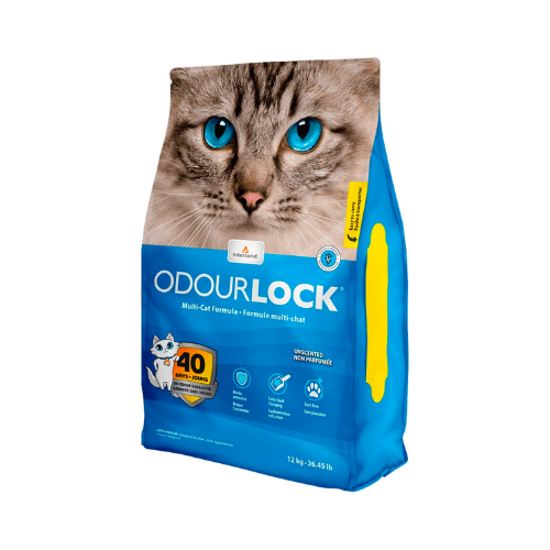 Odour Lock Unscented Cat Litter - 12 Kg