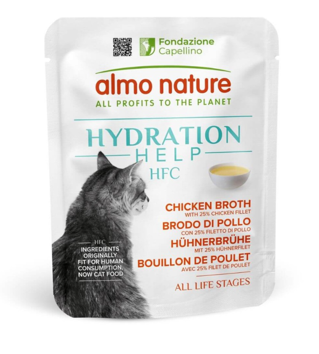 Almo Nature Hfc Hydration Help Chicken Broth With Chicken Fillet - 50gr