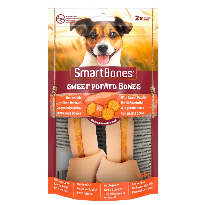 Smart Bones Sweet Potato Medium 2 Pieces - 158gr