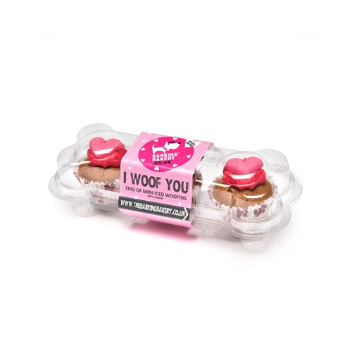 Barking Bakery I Woof You Mini Trios - 38gr