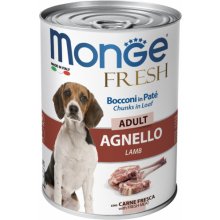 Monge Adult Dog With Fresh Lamb Chunks In Loaf - 400gr