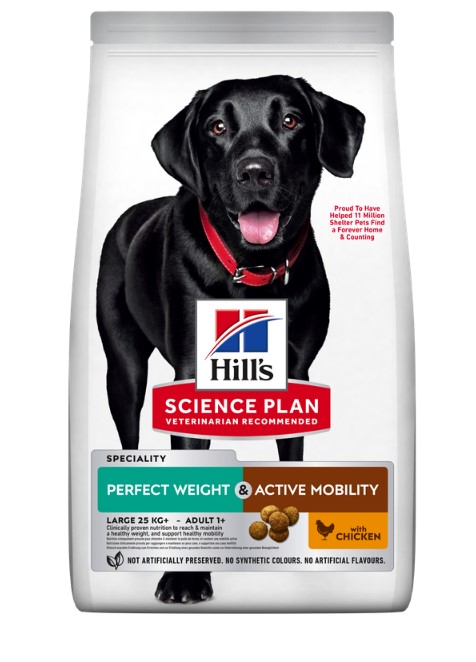 Hill's Science Plan Perfect Weight & Active Mobility Large Breed - 12 Kg