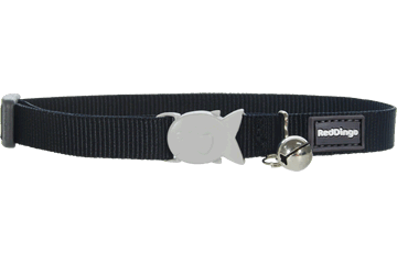 Red Dingo - Classic Black Cat Collar - Black