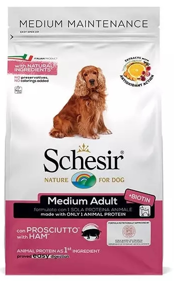Schesir Adult Medium Ham - 12 Kg