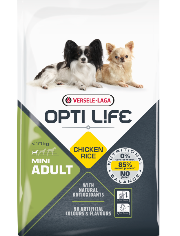 Versele Laga Opti Life Adult Mini Chicken - 7.5 Kg