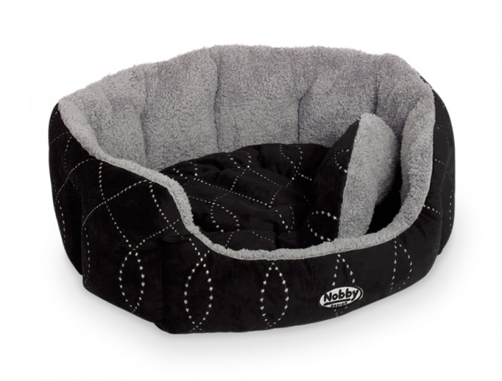 Nobby Comfort Bed Oval Ceno Black