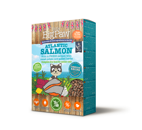 Little Big Paw Dry Cat Senior Atlantic Salmon 375gr - 375gr