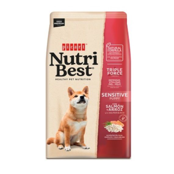 Picart Nutribest Puppy Sensitive Salmon And Rice - 15 Kg