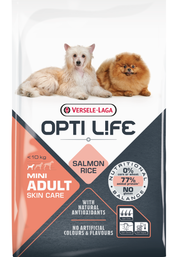 Versele Laga Opti Life Adult Skin Care Mini Salmon - 2.5 Kg