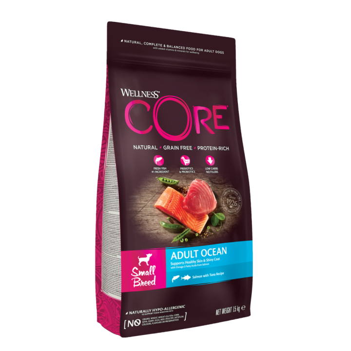 Wellness Core Small Breed Adult Ocean Salmon And Tuna - 1.5 Kg