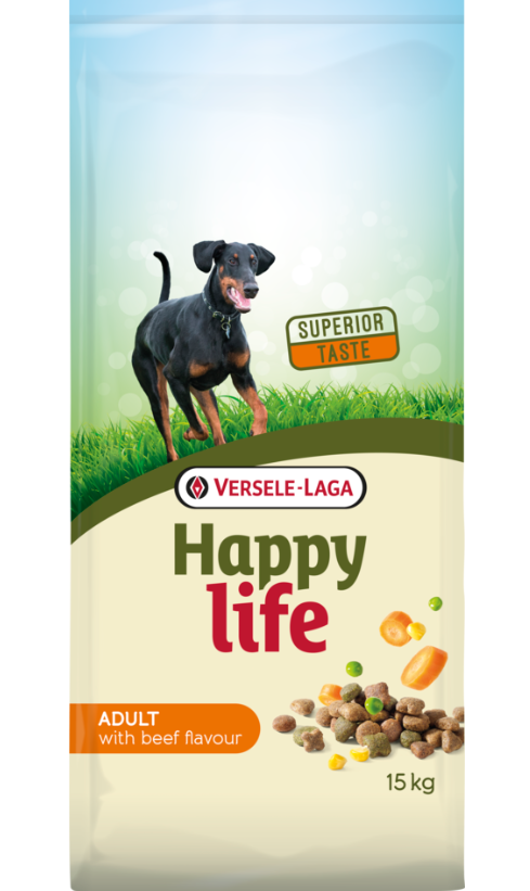 Versele Laga Happy Life Adult All Breeds Beef - 3 Kg