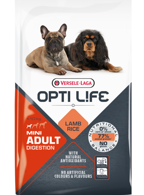 Versele Laga Opti Life Adult Digestion Mini Lamb - 2.5 Kg