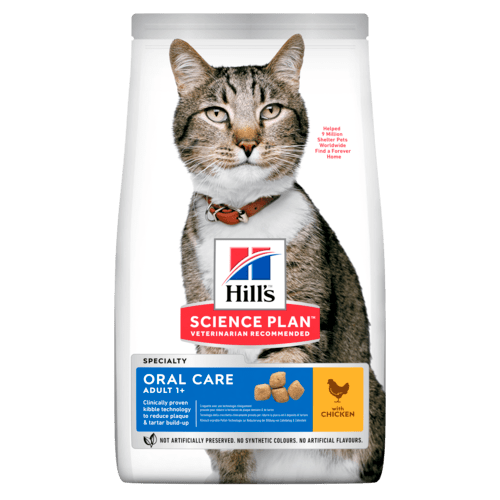 Hill's Science Plan Feline Adult Oral Care Chicken - 1.5 Kg