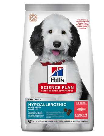 Hills Science Plan Large Breed Hypoallergenic Grain Free Salmon - 12 Kg