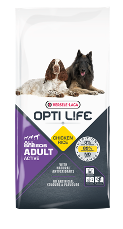 Versele Laga Opti Life Adult Active All Breeds Chicken - 12.5 Kg