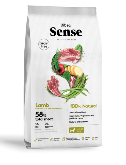 Dibaq Sense Grain Free Adult Mini Lamb - 2 Kg