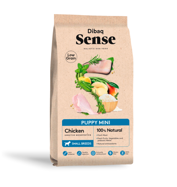 Dibaq Sense Low Grain Puppy Mini With Chicken - 2 Kg