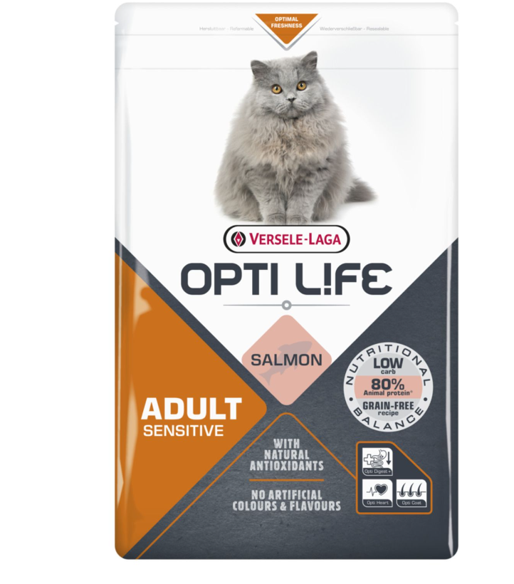 Versele Laga Opti Life Cat Sensitive With Salmon - 7.5 Kg