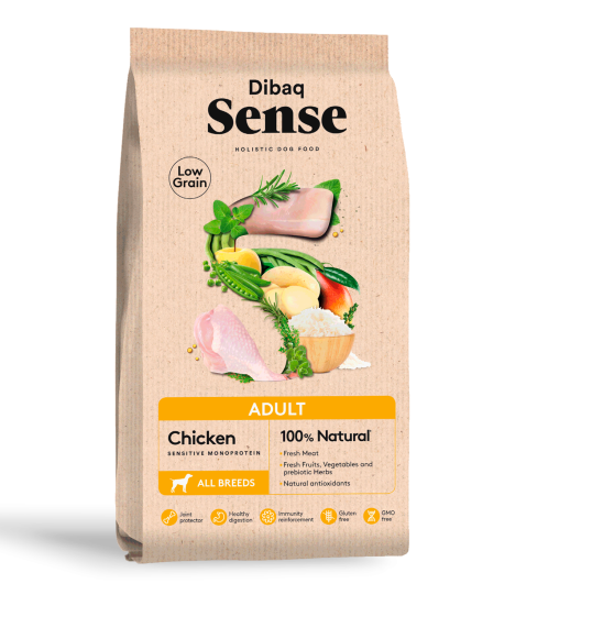 Dibaq Sense Low Grain Adult All Breeds Chicken - 12 Kg