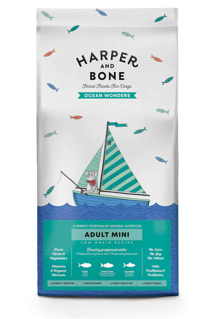 Harper & Bone Ocean Wonders Adult Mini Dry Dog Food - 10 Kg