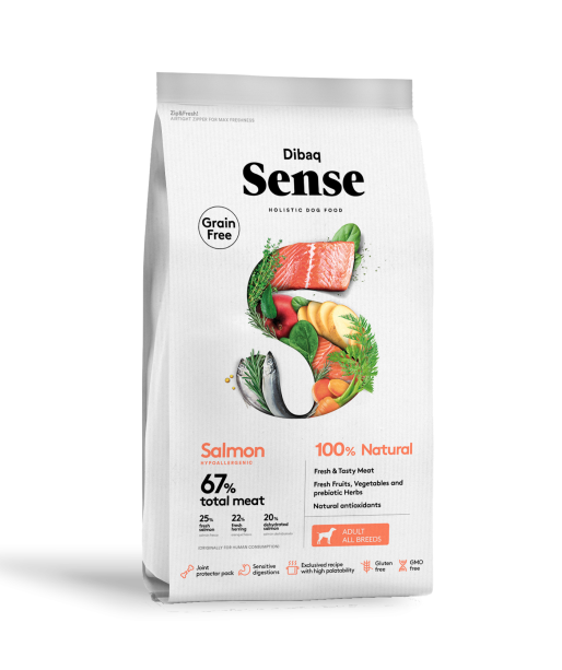 Dibaq Sense Grain Free Salmon Adult All Breeds - 2 Kg