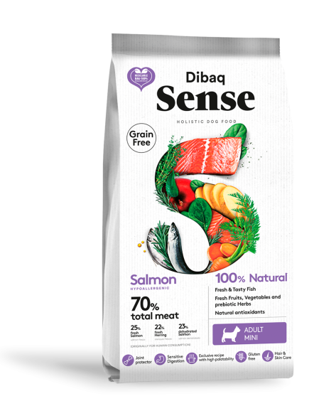 Dibaq Sense Adult Mini Grain Free With Salmon - 2 Kg