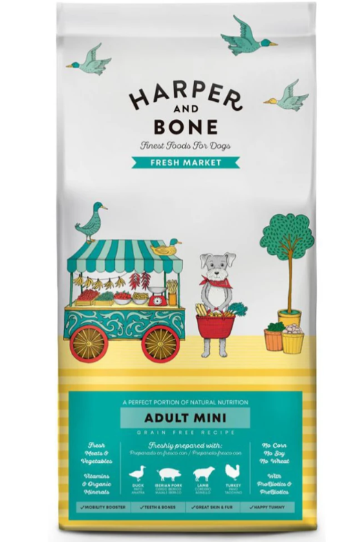 Harper & Bone Fresh Market Adult Mini Dog Dry Food - 2 Kg