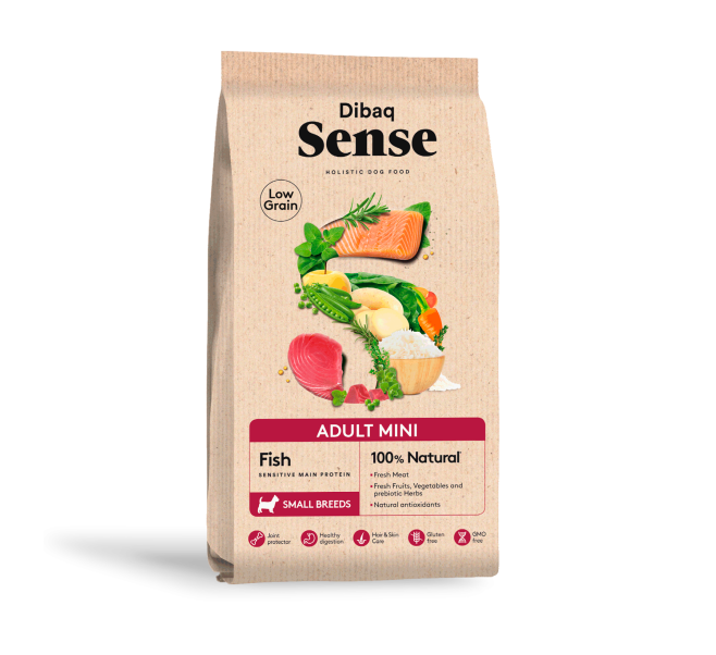 Dibaq Sense Low Grain Adult Mini Fish - 2 Kg