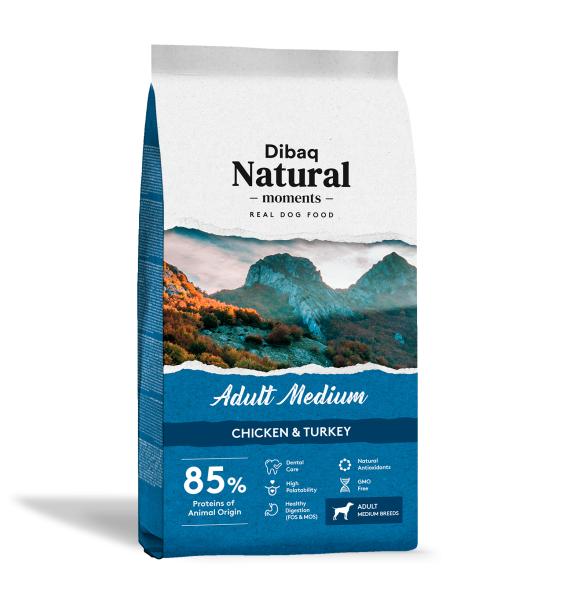 Dibaq Natural Moments Adult Medium Chicken & Turkey - 3 Kg