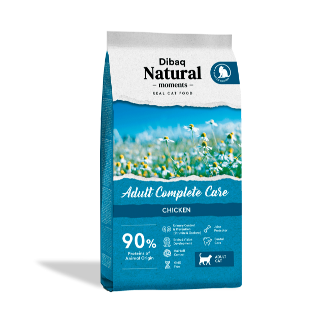 Dibaq Natural Moments Adult Cat Complete Care Chicken - 2 Kg