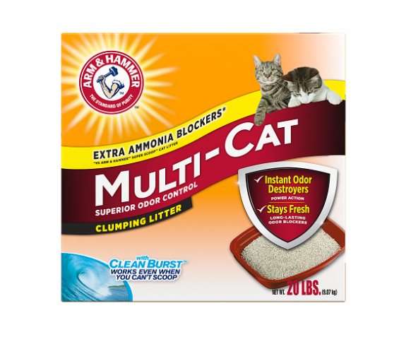 Arm And Hammer Multi-Cat Strength Clumping Litter Original - 9 Kg