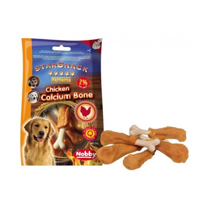 Nobby Starsnack Barbecue Chicken Calcium Bone 375 G