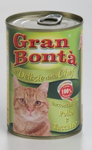 Gran Bonta Cat Wet Chicken And Turkey - 415gr