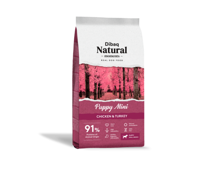 Dibaq Natural Moments Puppy Mini Chicken & Turkey - 3 Kg