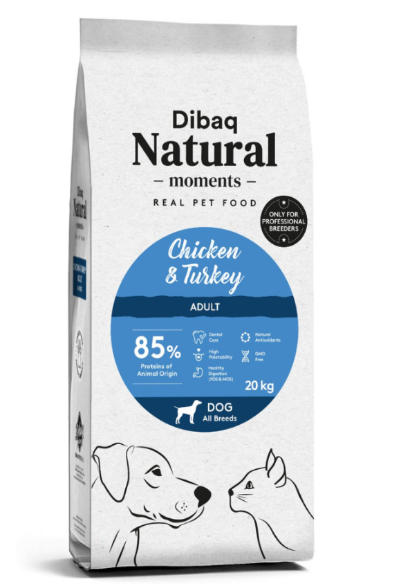 Dibaq Natural Moments Adult All Breeds Chicken & Turkey - 20 Kg