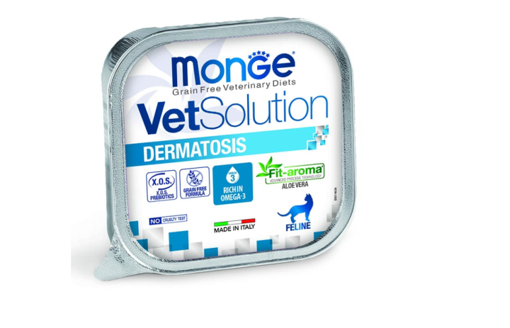 Monge Vetsolution Dermatosis Feline Wet Food - 100gr