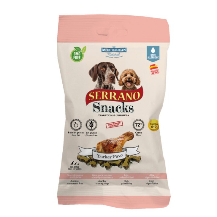 Mediterranean Serano Snacks With Turkey - 100gr