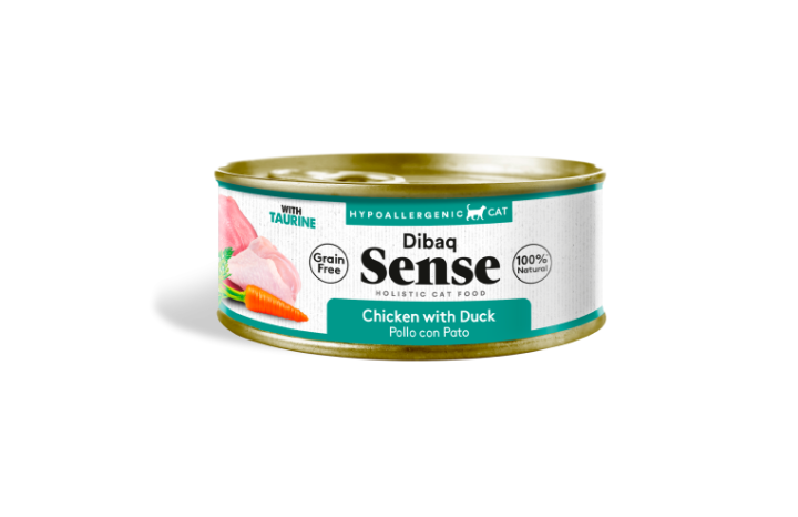 Dibaq Sense Grain Free Cat Wet Food Chicken And Duck With Carrots - 70gr