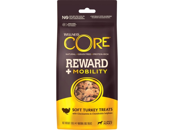 Wellness Core Reward & Mobility Soft Turkey Treats - 170gr