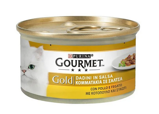 Purina Gourmet Gold Chicken And Liver In Salsa - 85gr