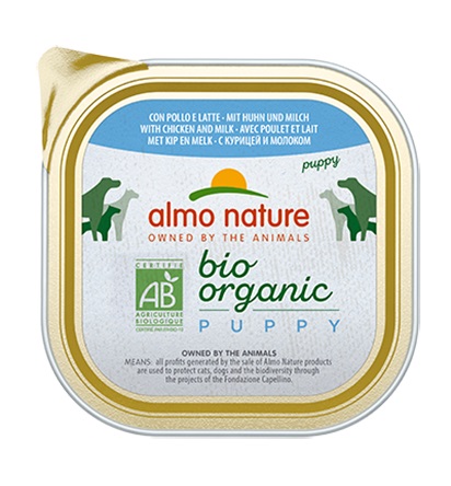 Almo Nature - Puppy Organic Chicken & Milk - 300gr