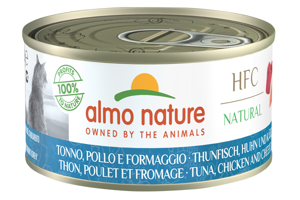 Almo Nature - Hfc Natural Tuna, Chicken & Cheese - 420gr