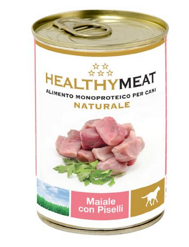 Kippy Healthy Meat Adult Pork & Peas Chunks - 400gr