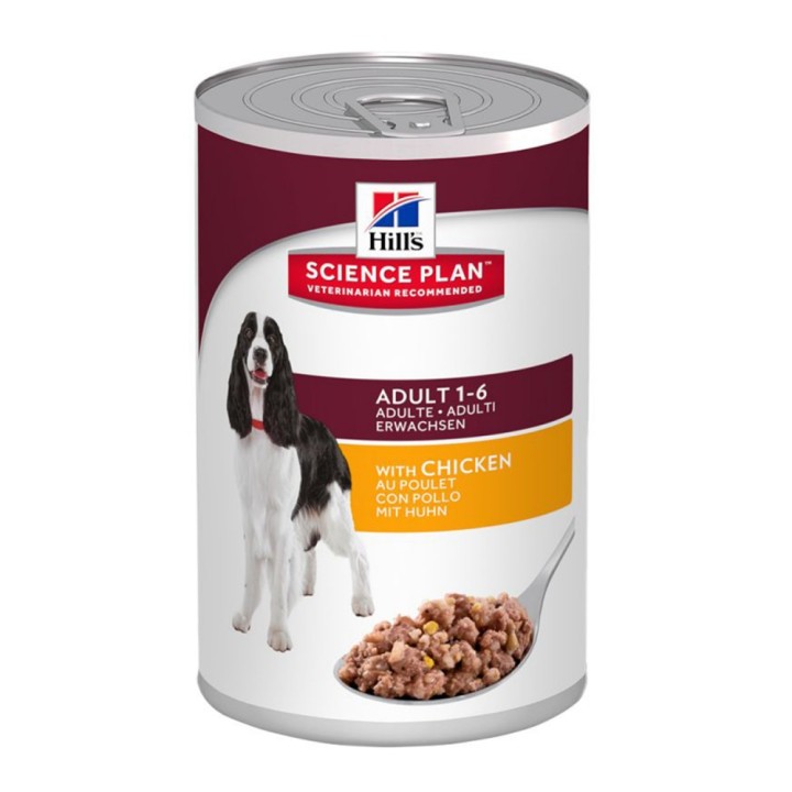 Hill's Science Plan Adult Dog Food With Chicken - 370gr